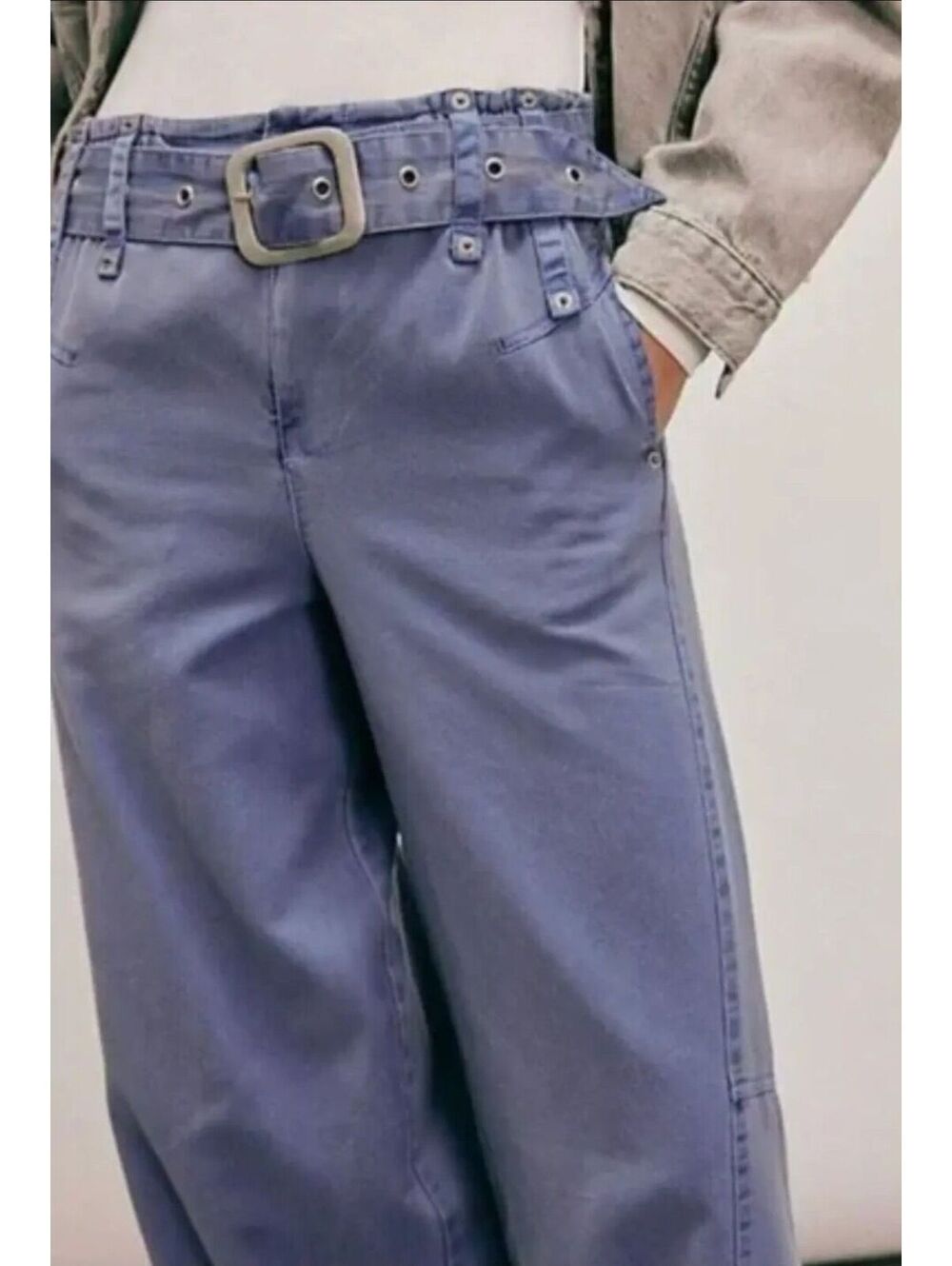206.We The Free Sloan Belted Pants Sz.M NWT $148